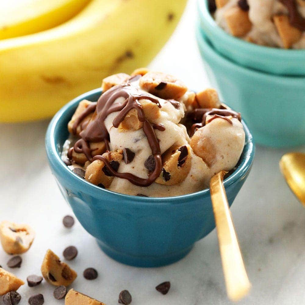 Frozen Bananas & Cookie Dough: Your Vegan Soft Serve Secret